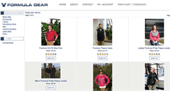 Desktop Screenshot of formulagear.com