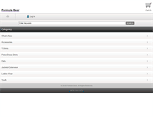 Tablet Screenshot of formulagear.com